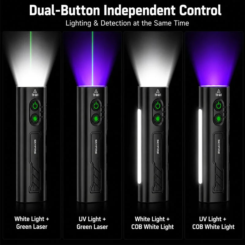 SKYFIRE SF-2024 Rechargeable Inspection Flashlight with Side Light
