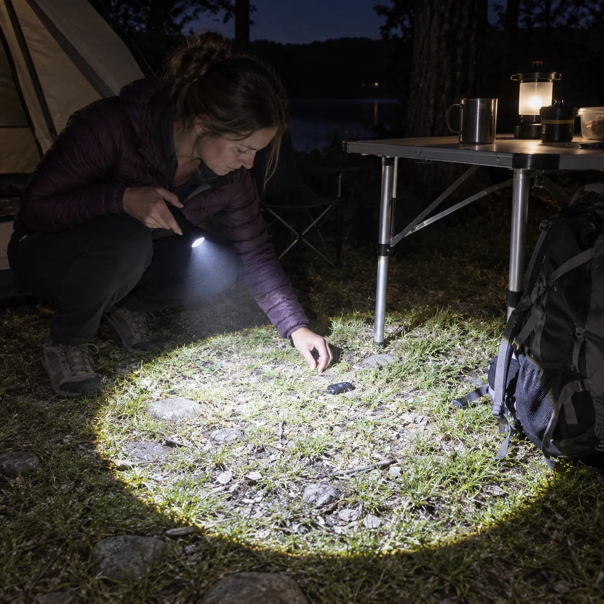 SkyFire 2025 2,100-Lumen Rechargeable Outdoor Flashlight