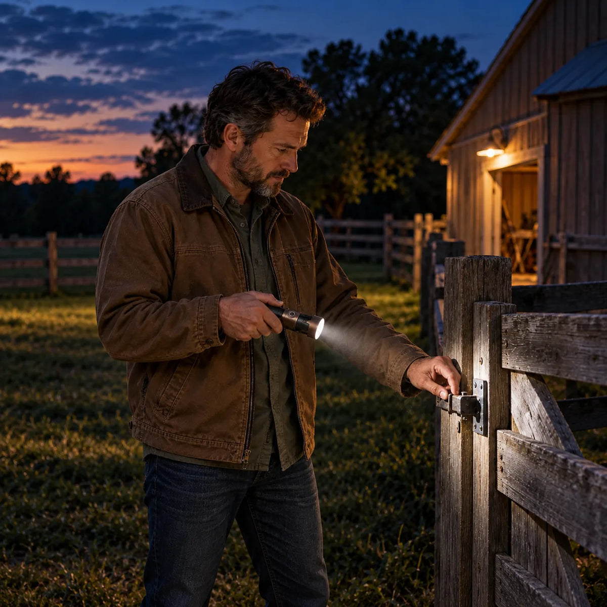 SkyFire 2000J 1,800-Lumen Rechargeable Long-Range Flashlight