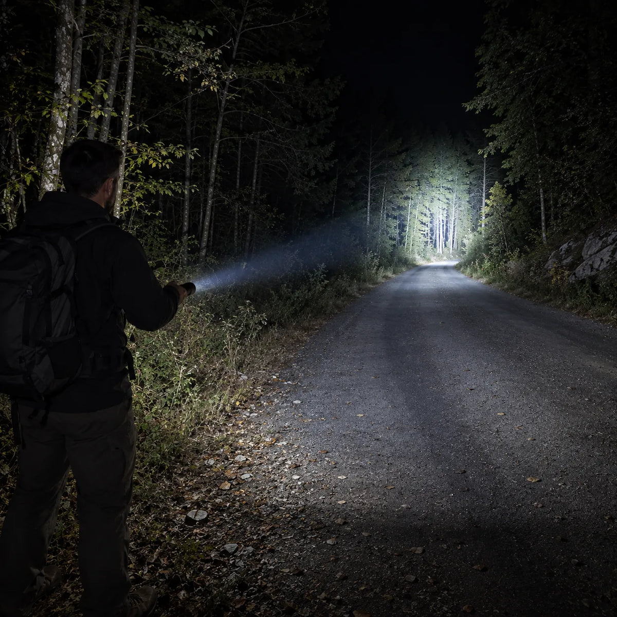 SkyFire 2503 2,100-Lumen Rechargeable Flashlight with Camping Light