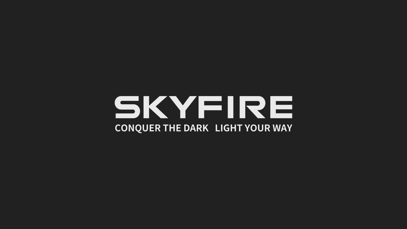SkyFire flashlight video